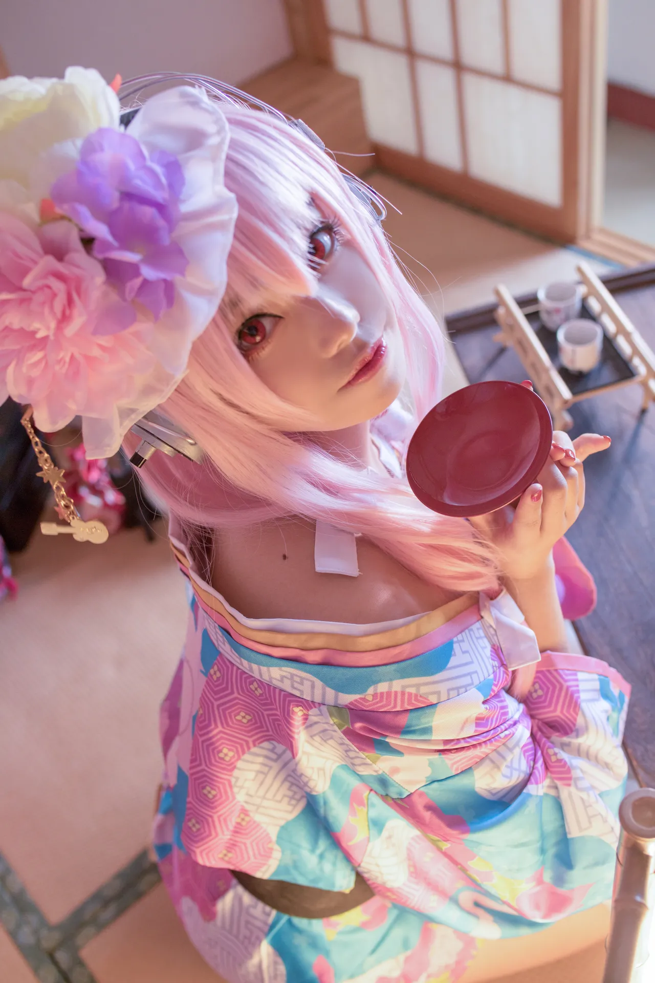 蜜汁猫裘 - 索尼子和服-erohere12.webp